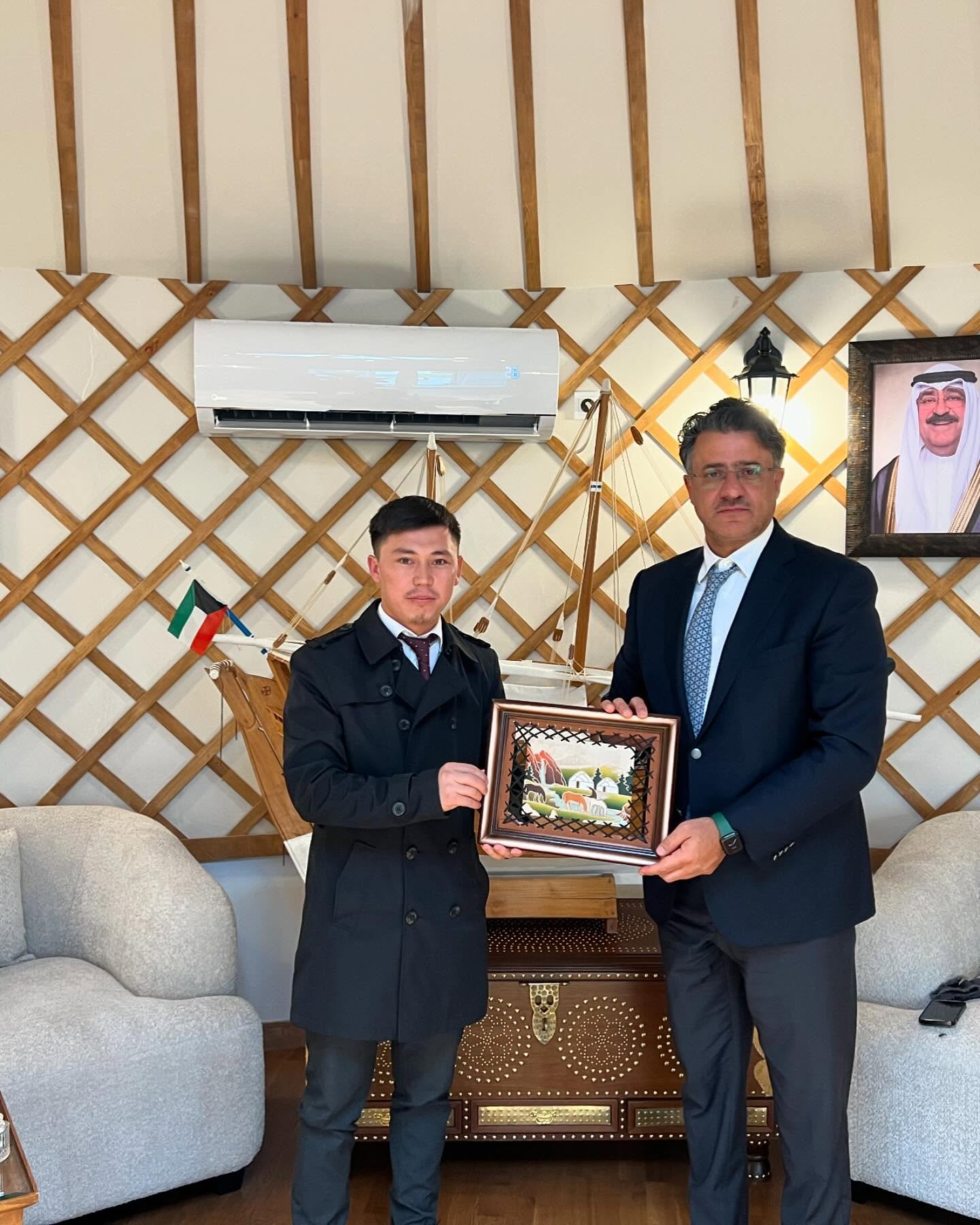 Кувейт мамлекетинин элчиси менен жолугушуу