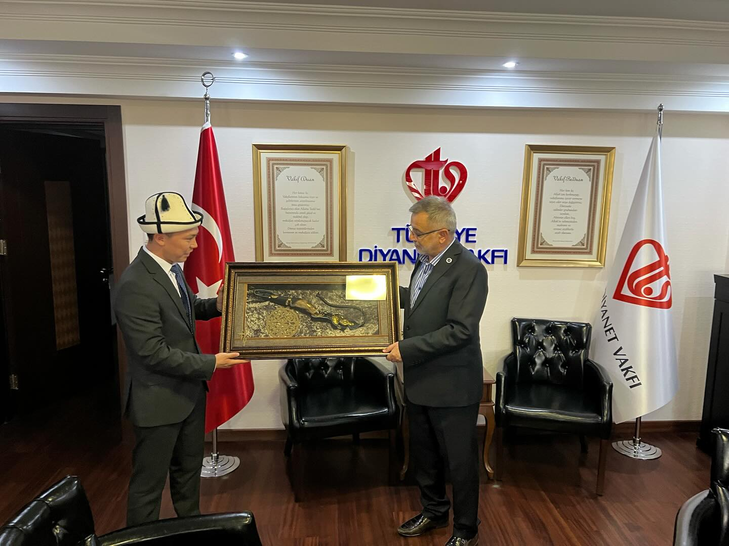 Түркия Диянет Фондунун төрагасы менен жолугушуу